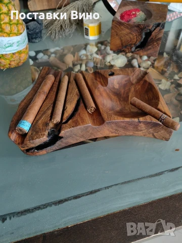 Пепелник за пури, снимка 7 - Табакери - 50701431