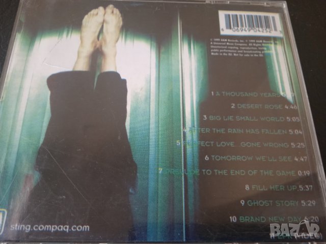 Sting – Brand New Day - матричен диск Стинг, снимка 2 - CD дискове - 43915266