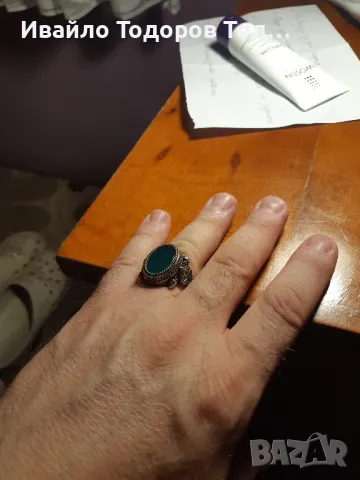 Мъжки бутиков сребърен пръстен ръчна изработка , снимка 6 - Пръстени - 48372546