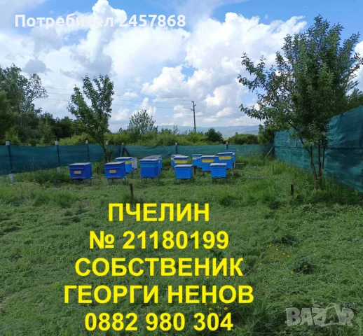  Мед, манов и букет от собствен пчелин, снимка 1