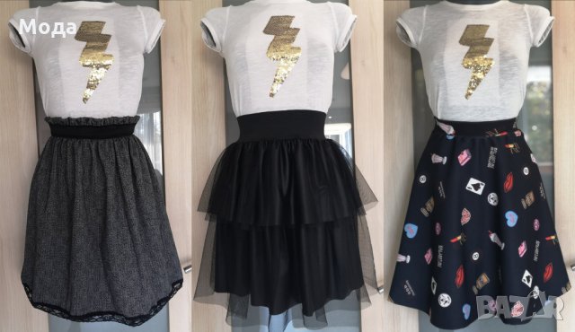  КОЖЕНА пола и от пресована вълна с ШИРОКА ДАНТЕЛА. ПО ВАШИ РАЗМЕРИ, снимка 2 - Поли - 26839287