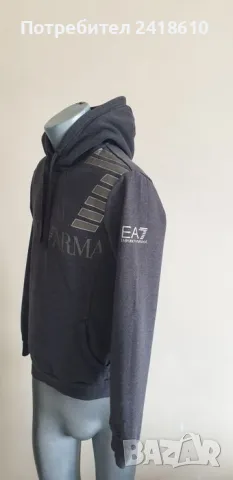 Emporio Armani EA7 Hoodie  Mens Size M ОРИГИНАЛ! Мъжки Суичер!, снимка 6 - Суичъри - 48214133