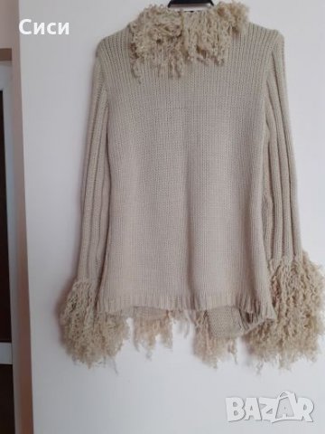 Уникална плетена жилетка, снимка 2 - Жилетки - 28620266