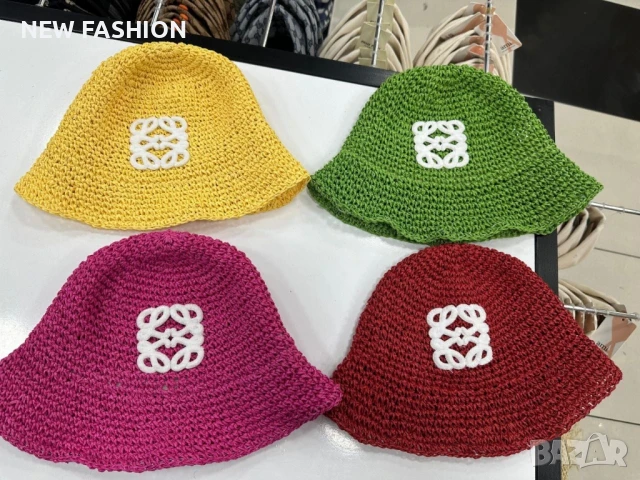 Дамски Памучни Шапки ✨LOEWE, снимка 7 - Шапки - 50802386