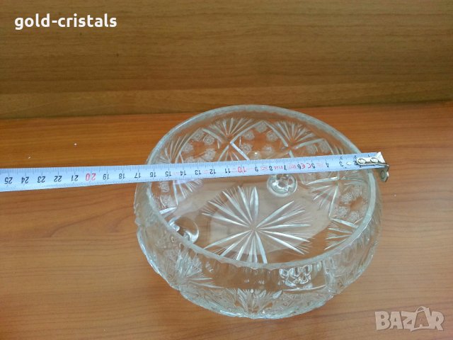 кристална купа фруктиера , снимка 2 - Антикварни и старинни предмети - 27748257
