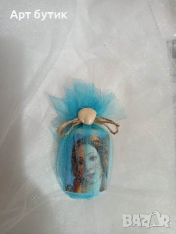 Комплект за Св. Кръщение , модел “Раждането на Венера“, снимка 11 - Декорация - 52649975