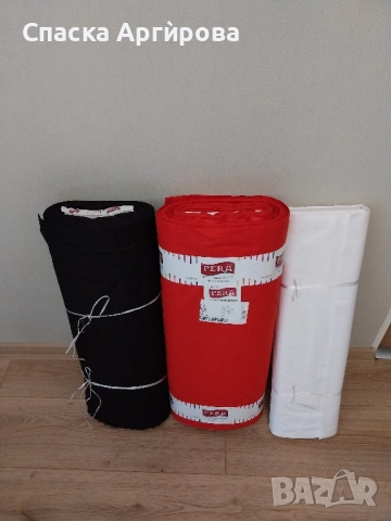 Продавам едноцветен плат ранфорс 100% памук ,широк 240см, снимка 12 - Платове и дамаски - 50309682