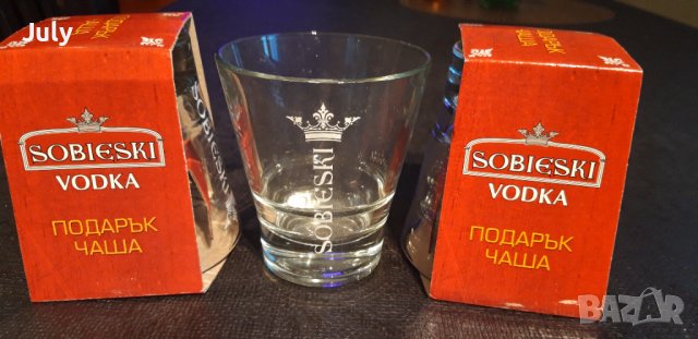 Стъклени чаши  SOBIESKI , снимка 2 - Чаши - 37891132