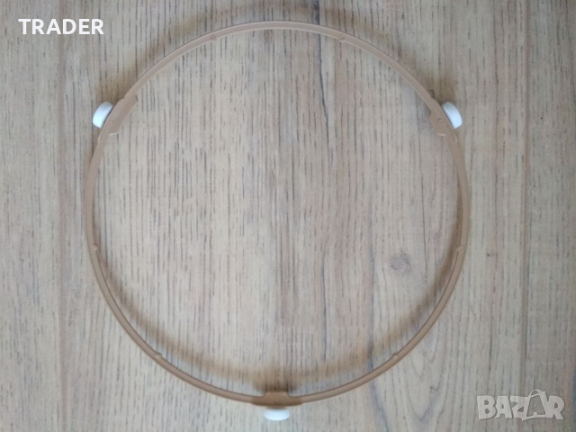 Чиния за микровълнова печка фурна 27 cm , ролер ринг колелца стойка чиния , снимка 4 - Микровълнови - 36547907