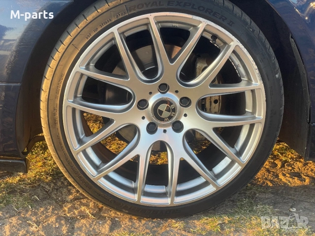 Оригинални джанти 19” 5x120 8.5J/9.5J ET30/35 с летни гуми, снимка 2 - Гуми и джанти - 53456414