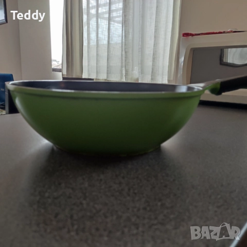 Голям дълбок тиган Ozeri с незалепващо керамично покритие, снимка 4 - Съдове за готвене - 51830593