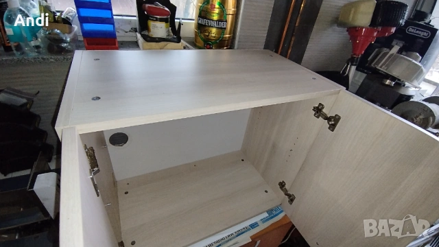 Кухненски шкаф горен с две врати и рафт 70/60/40см избелен дъб, снимка 14 - Кухни - 53115663