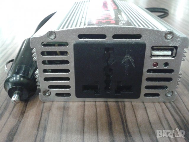 Инвертор за кола +USB 12V -220V 350W , снимка 4 - Аксесоари и консумативи - 32447642