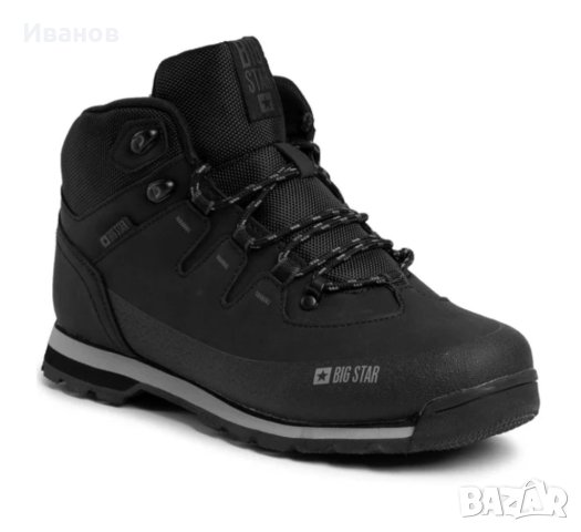 Чисто нови мъжки зимни обувки/боти с мека подплата - Big Star Shoes, снимка 1 - Мъжки боти - 43701080