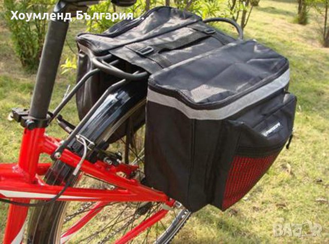 Багажник за велосипед 2в1 стойка и чанта, снимка 3 - Аксесоари за велосипеди - 43314197