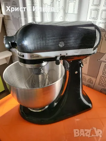 Планетарен миксер KitchenAid Classic с Приставка месомелачка и за бисквити, снимка 13 - Миксери - 48027572