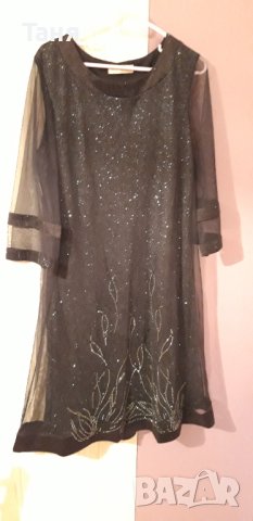 Продавам черна празнична рокля, снимка 3 - Рокли - 43112633