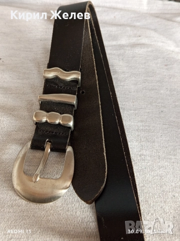 Дамски кожен колан изчистен стилен дизайн 26614