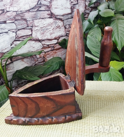 Дървена ютия за декорация , снимка 3 - Други ценни предмети - 52913798