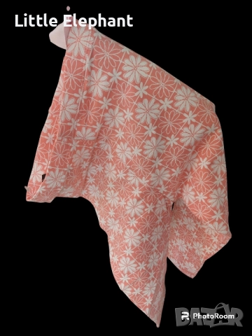 Клинче за 2-3 год мом оранжев с принт цветчета,колекция"Flowers",Англия/нов