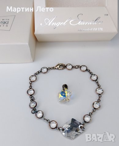 Swarovski гривна и висулка