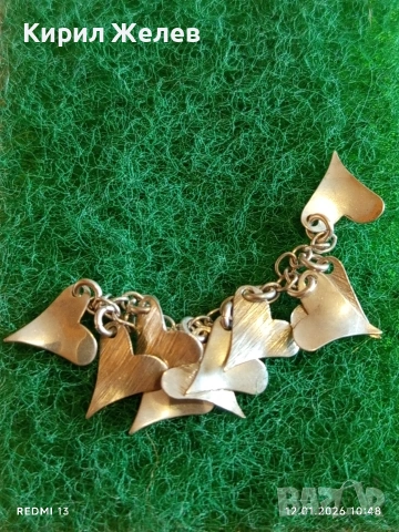 Елегантно нежно сребърно бижу за влюбени 52671