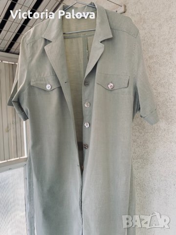 Рокля-тренч MARKWALD VINTAGE, снимка 2 - Рокли - 32480510