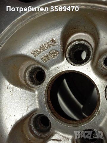 джанти с гуми 5х100/15, снимка 3 - Гуми и джанти - 52590644