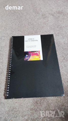 Скицник със спираловидна подвързия Blue Acorn A3 - 42x29,7 см - 70 страници (150 г/кв. м), снимка 7 - Други - 43740998