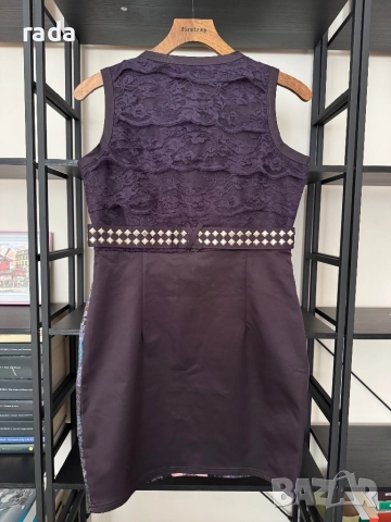 Рокля цвят бордо, снимка 3 - Рокли - 51692220