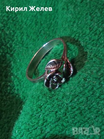 Стар ФЛОРАЛЕН СРЕБЪРЕН АРТ ДЕКО ПРЪСТЕН РОЗА ВИСОКА ПРОБА СРЕБРО МАЙСТОРСКА РЪЧНА ИЗРАБОТКА 40553, снимка 18 - Антикварни и старинни предмети - 42787918