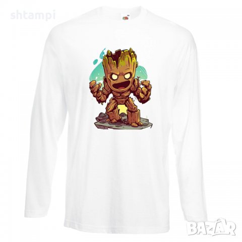 Мъжка тениска Marvel Groot 2 Игра,Изненада,Подарък,Геймър,, снимка 4 - Тениски - 36790605