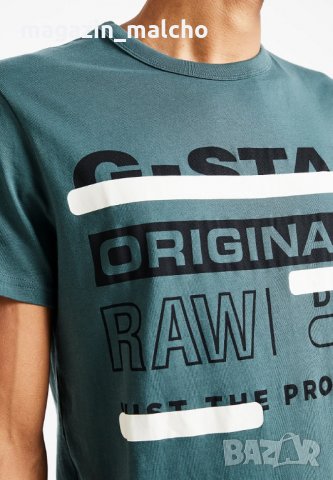 МЪЖКА ТЕНИСКА – G-STAR RAW GRAPHIC 5; размери: XS и M, снимка 3 - Тениски - 27574562