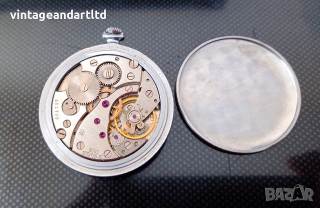 Колекционерски джобен часовник Молния Зеро, много рядък, отлично работи, снимка 5 - Антикварни и старинни предмети - 42939359