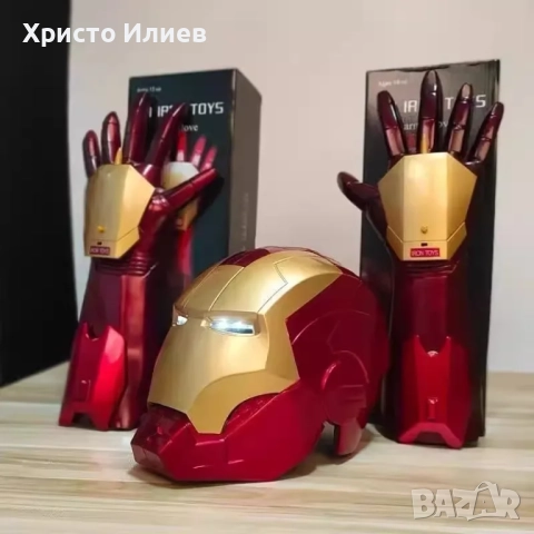 Marvel Ръкавици със светлини Iron Man Железния човек Марвел 2бр