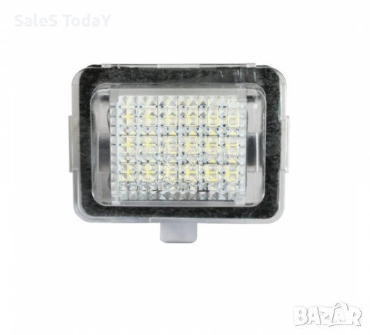 LED плафони за регистрационен номер за Mercedes-Benz C-Class / S-Class / E-Class / CL-Class, снимка 2 - Аксесоари и консумативи - 38145948