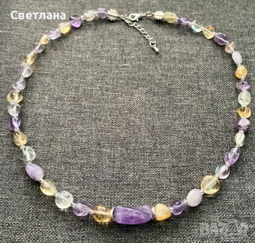  гердан от естествени камъни