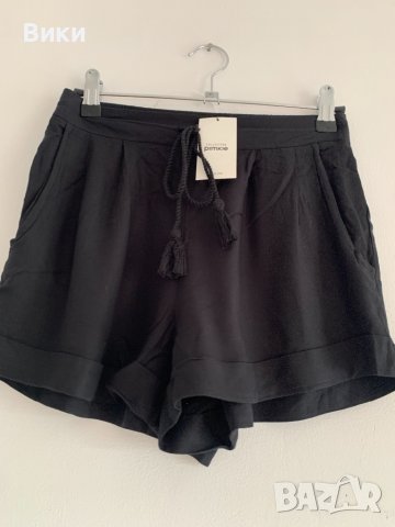 Черни къси панталонки черен панталон , снимка 6 - Къси панталони и бермуди - 40045438