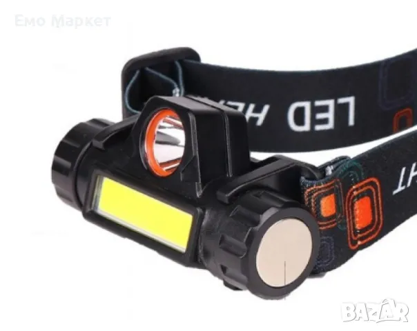 FL 61 Челник с регулируема LED и COB яркост, магнитен клипс и USB зареждане, снимка 11 - Къмпинг осветление - 49263278