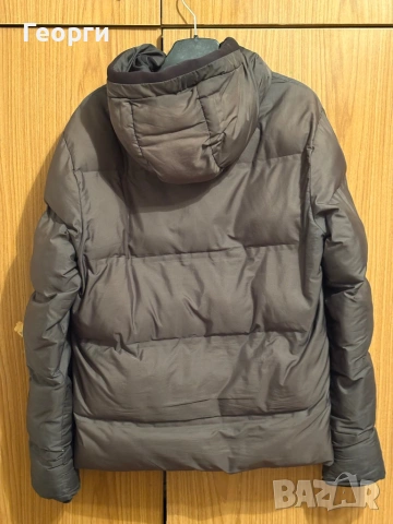 Зимно тъмносиво яке, снимка 2 - Якета - 53244383