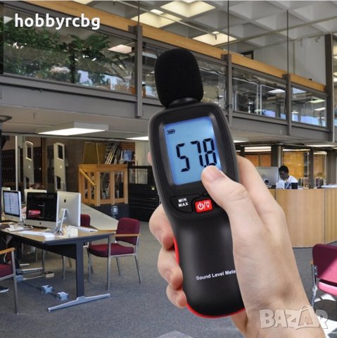 Уред за измерване нивото на звука 30 ~ 130dBA, шумомер, децибелометър , снимка 2 - Други инструменти - 27948790