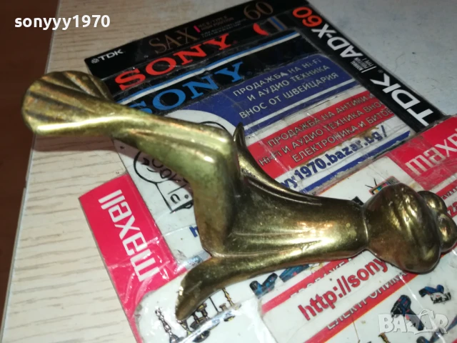 ЖАБА-11СМ-МЕД/МЕСИНГ 1506250902, снимка 3 - Антикварни и старинни предмети - 50669953