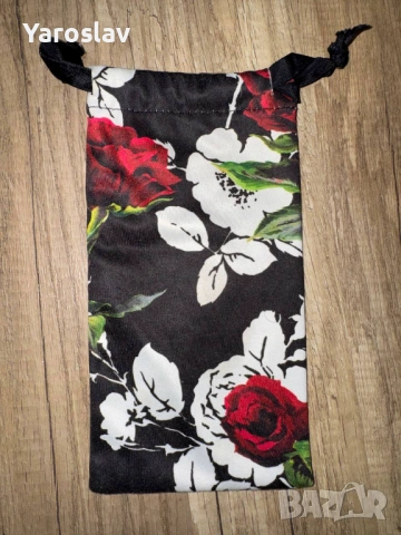 Оригинален мек калъф за очила Dolce & Gabbana - флорален принт, снимка 2 - Слънчеви и диоптрични очила - 53487652