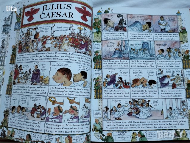 Книга на Шекспир в комикси на английски език , снимка 9 - Детски книжки - 43560312