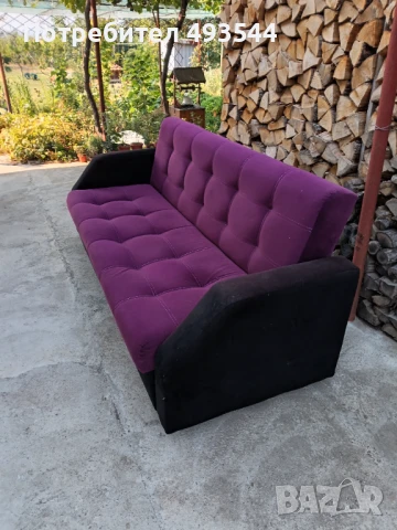 Продавам масивен разтегателен диван., снимка 1