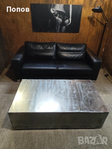Дизайнерски кожен диван с функция сън, снимка 9 - Дивани и мека мебел - 53343464