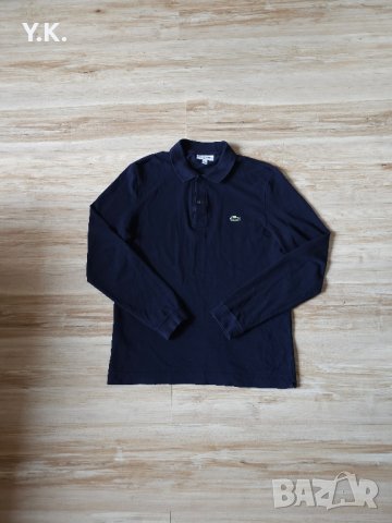 Оригинална мъжка блуза с яка Lacoste, снимка 1 - Блузи - 43361446