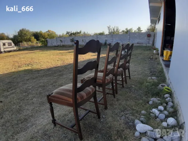 Трапезни столове 2 броя внос от Холандия , снимка 4 - Столове - 48943155