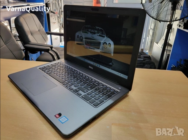 Мощен CORE I7-7500U DELL INSPIRON 5567 15.6" FULL HD, 8GB DDR4 RAM, 500GB HDD + нова батерия (5ч.), снимка 2 - Лаптопи за дома - 44424294