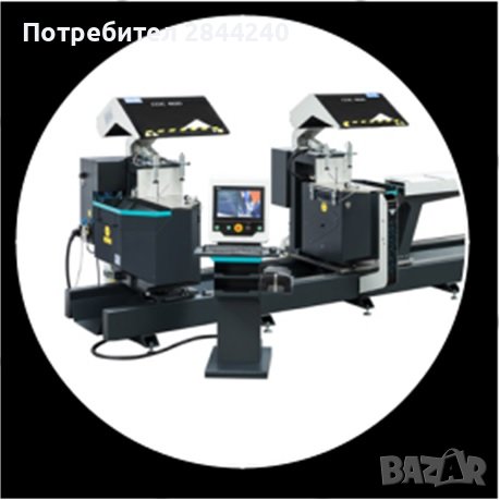 Двуглав циркуляр за рязане с 5 контролирани оси за алуминий, PVC профили Yilmaz, снимка 3 - Циркуляри - 39563894